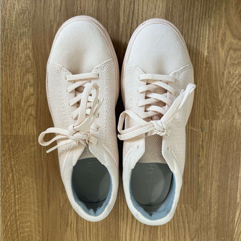 Rothy's Blush pink R2 sneakers
